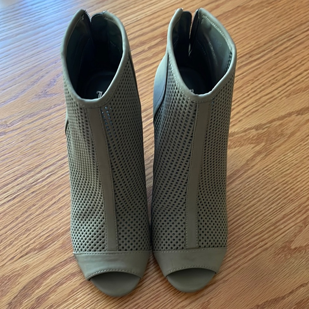 Juicy Couture Wedge Open Toed Bootie